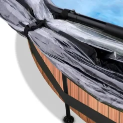 Exit Toys Bouées Jeux Gonflables Et Piscines<Piscine Wood 360 X 76 Avec Pompe Filtrante Et Dome