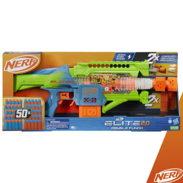 Nerf Nerf Et Jeux De Tirs<Pistolet Double Punch Elite 2.0