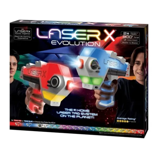Lansay Nerf Et Jeux De Tirs<Pistolet Laser Double Blaster Evolution
