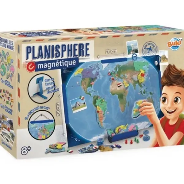 Buki Découvrir Le Monde<Planisphere Magnetique