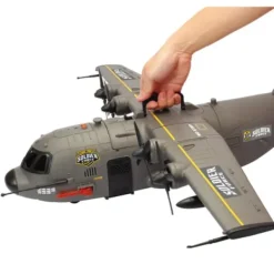 Invincible Heroes Avions Radiocommandés<Porte-Avions 5 Véhicules Et Accessoires + Effets Sonores - 76 Cm