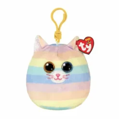 TY Peluches Porte-clés<Porte-clés Chat Arc-En-Ciel - 8 Cm