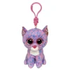 TY Porte-clés<Porte-clés Chat Rose Et Bleu En Peluche
