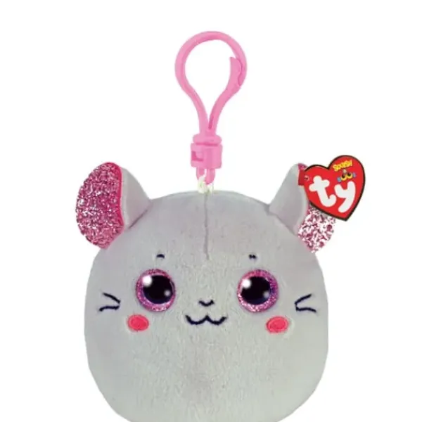TY Peluches Porte-clés<Porte-clés Peluche Squish Clip Catnip