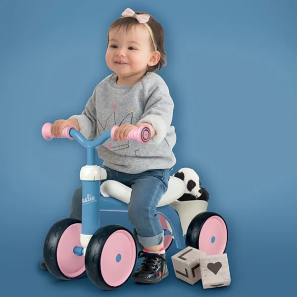 Smoby Porteurs & Jouets À Bascules<Porteur En Metal Rookie Rose
