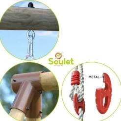 Soulet Balancoires Et Portiques<Portique En Bois Arthur