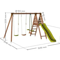 Soulet Balancoires Et Portiques<Portique En Bois Jonquille