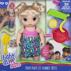 Baby Alive Poupons Interactifs<Poupee Gourmande Blonde