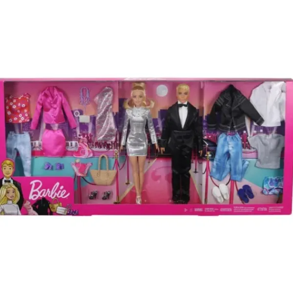 Mattel Barbie Et Poupées Mannequin<Poupee Barbie Et Ken Tenues De Soiree