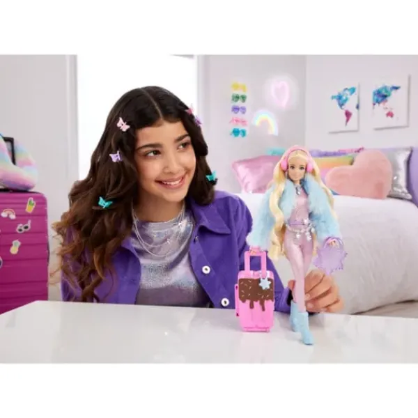 Mattel Barbie Et Poupées Mannequin<Poupee Barbie Extra Neige