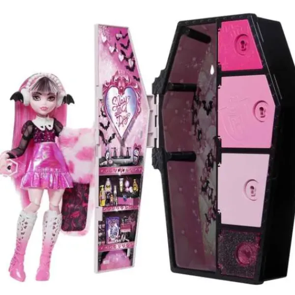 Mattel Poupées<Poupee Draculaura Et Son Casier Secret - Monster High