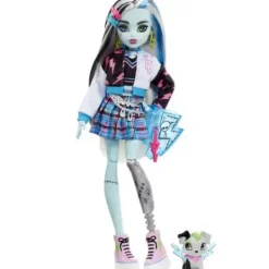 Mattel Poupées<Poupee Frankie Stein Et Son Animal De Compagnie - Monster High