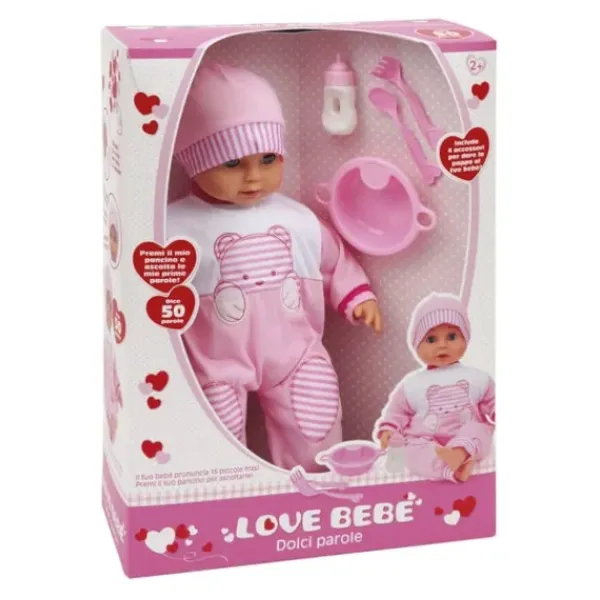 LOVE BEBE Poupons Interactifs<Poupon 46 Cm 50 Mots