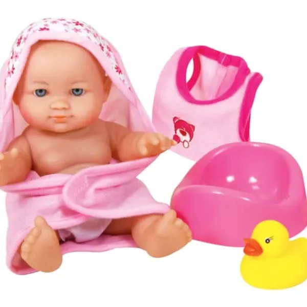 LOVE BEBE Poupons<Poupon 20 Cm Avec Pot Et Canard