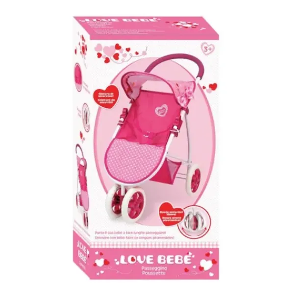 LOVE BEBE Poussettes Poupons<Poussette 3 Roues Jogger
