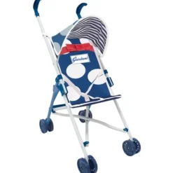 LOVE BEBE Poussettes Poupons<Poussette Poupon Bleu A Pois
