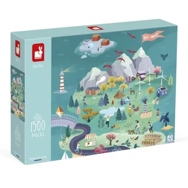 Janod Puzzle 1500 À 3000 Pièces<Puzzle 1500 Pieces - Evasion Et Voyage