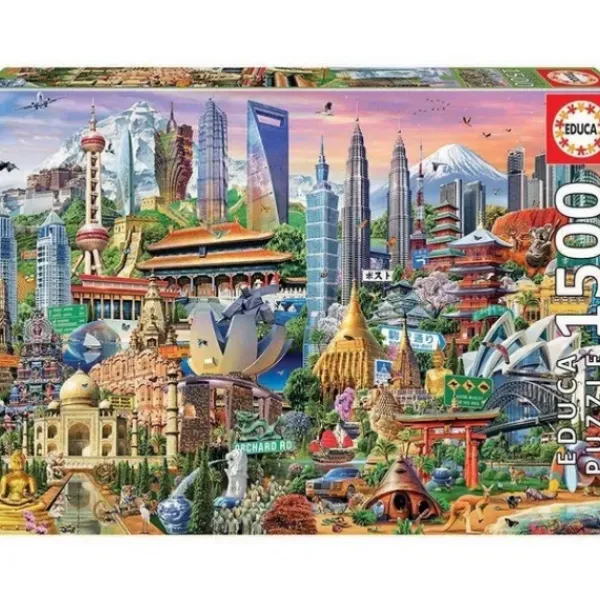 Educa Puzzle 1500 À 3000 Pièces<Puzzle 1500 Pieces – Les Gratte-Ciels D'Asie