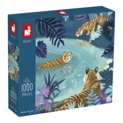 Janod Puzzle 1500 À 3000 Pièces<Puzzle 1000 Pieces - Tigres Au Clair De Lune