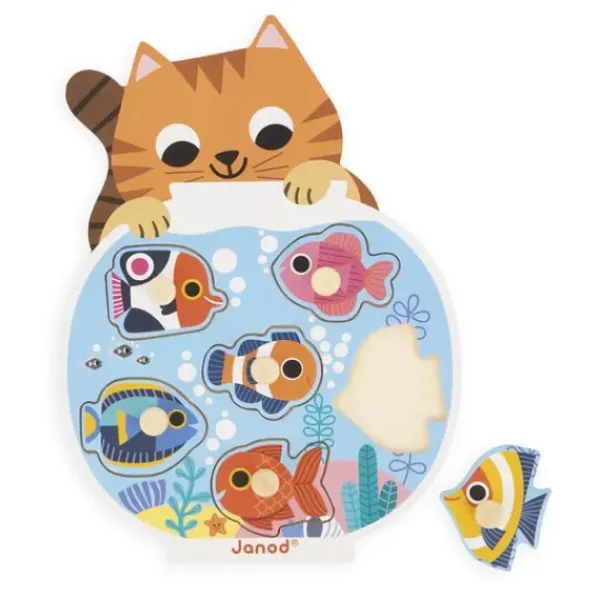 Janod Puzzle Bébé / Enfant<Puzzle 6 Pieces Aquarium