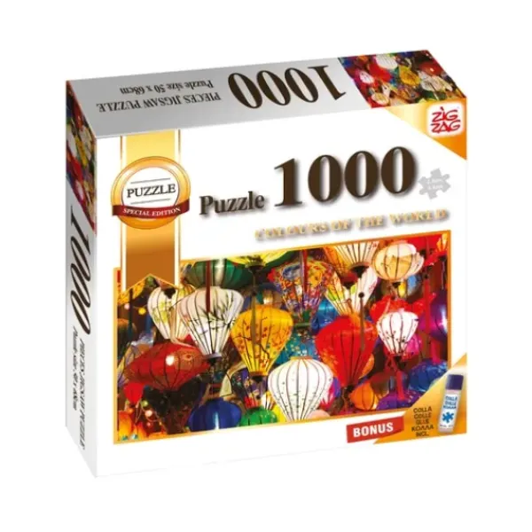 Zig Zag jeux action Puzzle 500 À 1000 Pièces<Puzzle 1000 Pieces Lanternes Avec Glue