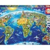 Educa Puzzle 1500 À 3000 Pièces<Puzzle 2000 Pieces, Les Reperes Mondiaux