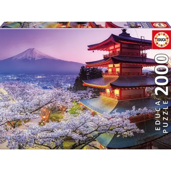 Educa Puzzles Adultes<Puzzle 2000 Pieces Mont Fuji Japon
