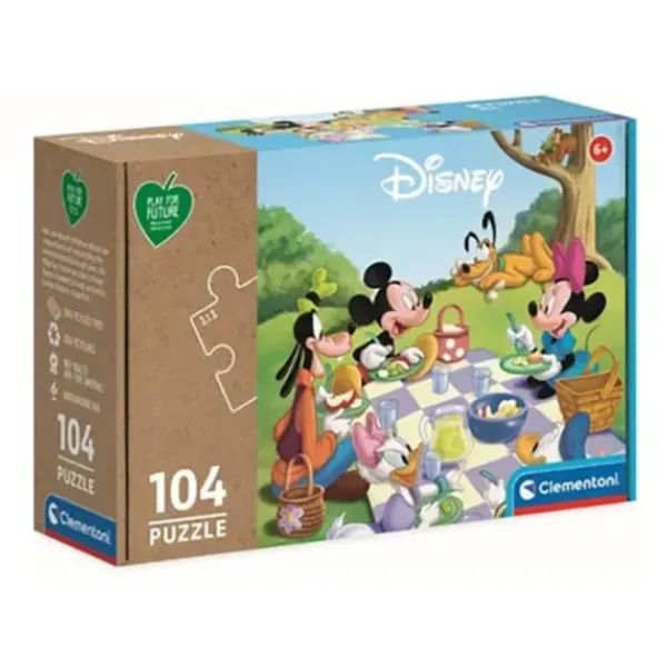 Clementoni Puzzles Enfants De 50 À 249 Pièces<Puzzle 104 Pieces Play For Future - Mickey Mouse