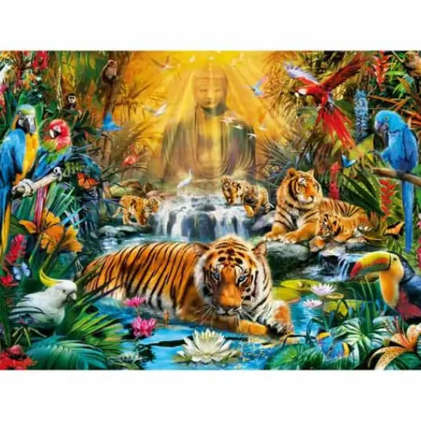 Clementoni Puzzles Adultes<Puzzle 1000 Pieces Tigre Mystique