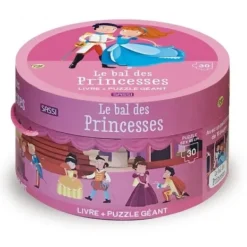 Sassi Junior Puzzles Enfants De 50 À 249 Pièces<Puzzle Avec Livre Le Bal Des Princesses