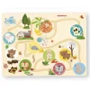 WOOD N PLAY Puzzle Bébé / Enfant<Puzzle Circuit En Bois Avec Animaux
