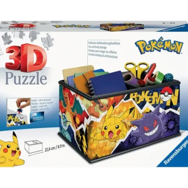 Ravensburger Puzzles 3D<Puzzle 3D - Boite De Rangement Pokemon