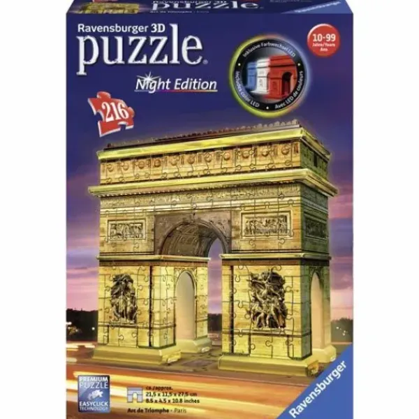 Ravensburger Puzzles 3D<Puzzle 3D Arc De Triomphe Night Edition