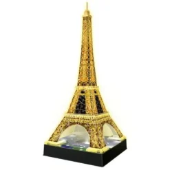 Ravensburger Puzzles 3D<Puzzle 3D Tour Eiffel Illuminee - 216 Pieces