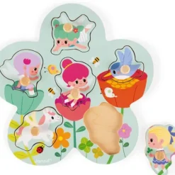 Janod Puzzles Bois<Puzzle En Bois Happy Fairies 6 Pieces