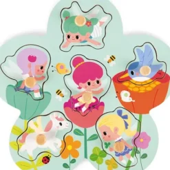 Janod Puzzles Bois<Puzzle En Bois Happy Fairies 6 Pieces
