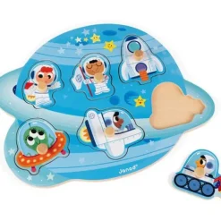 Janod Puzzles Bois<Puzzle En Bois Happy Space 6 Pieces