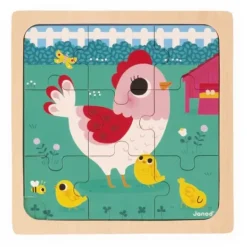 Janod Puzzles Bois<Puzzle En Bois Poulette Henriette
