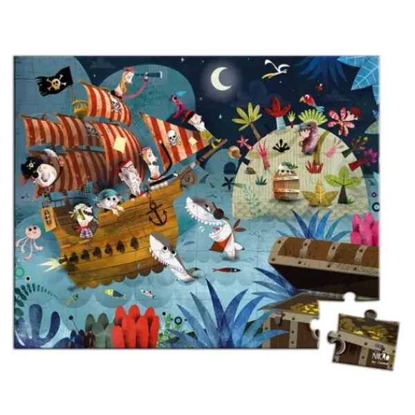 Janod Puzzle Bébé / Enfant<Puzzle La Chasse Au Tresor 36 Pieces