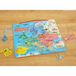 Janod Autres Puzzles<Puzzle Magnetique Carte De L'Europe