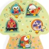 Janod Puzzles Bois<Puzzle Musical En Bois Les Oiseaux