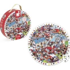 Janod Puzzles Enfants De 50 À 249 Pièces<Puzzle Observation Pompiers 208 Pieces