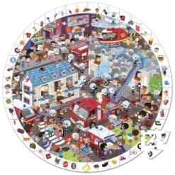 Janod Puzzles Enfants De 50 À 249 Pièces<Puzzle Observation Pompiers 208 Pieces