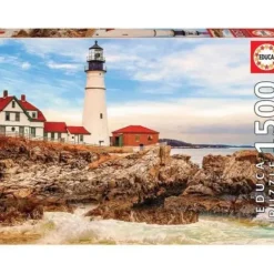 Educa Puzzle 1500 À 3000 Pièces<Puzzle Phare Et Falaises 1500 Pieces