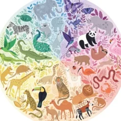 Ravensburger Puzzle 500 À 1000 Pièces<Puzzle Rond 500 Pieces - Animaux