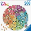 Ravensburger Puzzle 500 À 1000 Pièces<Puzzle Rond 500 Pieces - Fleurs