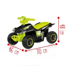 SUN and SPORT Quads Électriques<Quad Electrique R-Quad Black 6 Volt