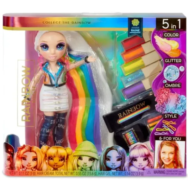 Mga Barbie Et Poupées Mannequin<Rainbow High Hair Studio