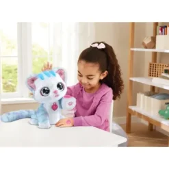 VTech Peluches Interactives<Ruby, Mon Chat Paillettes Magiques