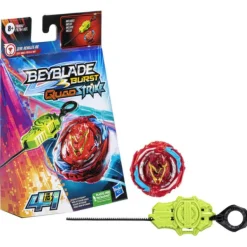 Hasbro Jeux De Récréation<Starter Pack Beyblade Burst Quadstrike - Toupie Zeal Achilles A8